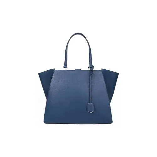 FENDI Сумка Tote из коровьей кожи сумка для покупок сумка через плечо сумка для женщин синий