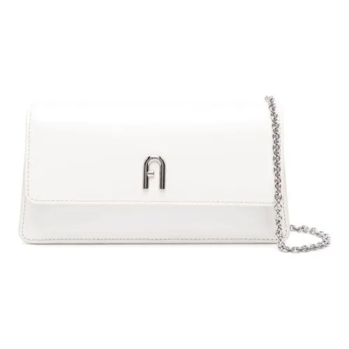 Furla Полиуретан Сумка через плечо Женская Хлопковая конфета Белый