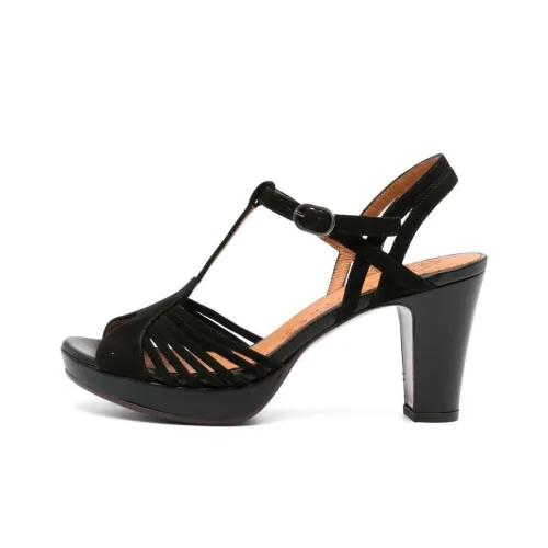 CHIE MIHARA Elenja One Ремешок Сандалии 7 см Женские Черные