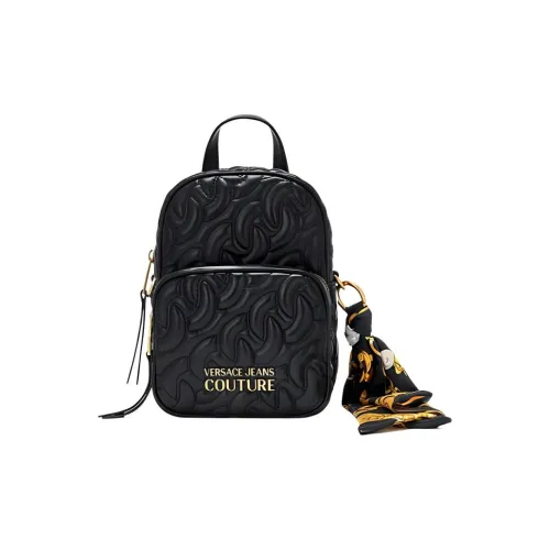 VERSACE JEANS COUTURE Рюкзак из искусственной кожи женский черный