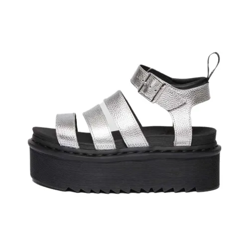Dr.Martens Blaire Стильный Сандалии Женские Серебряные