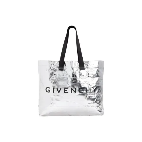 GIVENCHY Коровья кожа Тоут Сумка Сумка для покупок Сумка Сумка через плечо Унисекс Серебряный