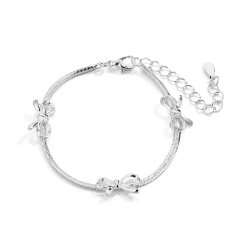 CLARKIA FLOWER Сплав Браслеты Женское Серебро