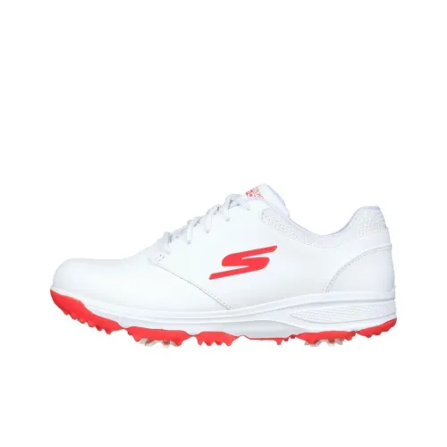 Skechers Go Golf Collection Низкие Топы Обувь для гольфа Женская Белая Красная