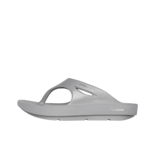 Skechers GO RECOVER Шлепанцы Женские Серые