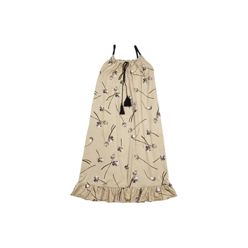 X QINGE Ночная сорочка Женская Чайный коричневый