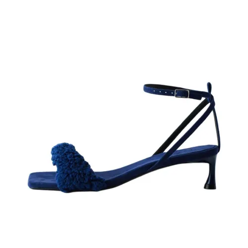 TIBI Cameron One Ремешок Сандалии 4,5 см Женские Синие