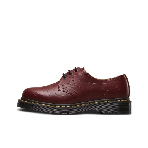 Dr.Martens Мужские повседневные туфли Low Top Бордовый Мужской