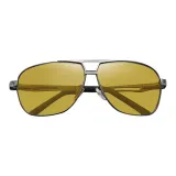 Темно-серая оправа + поляризованные линзы ночного видения + коробка