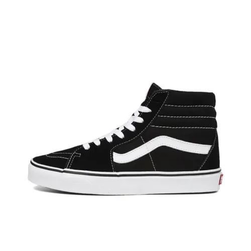 Vans Sk8 Hi Скейтборд Кроссовки Высокий Верх Черный Белый Унисекс