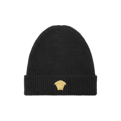 VERSACE Полиэстер Вискоза Новая шерсть Шапки-бини Детский Черный
