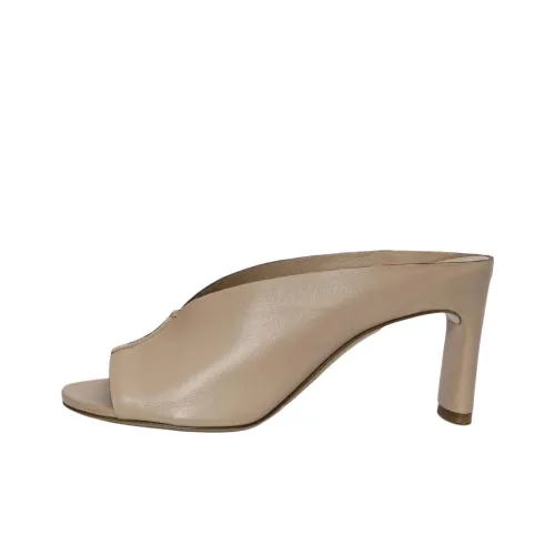 DEL CARLO Слипоны 7,5 см Женские Бежевые