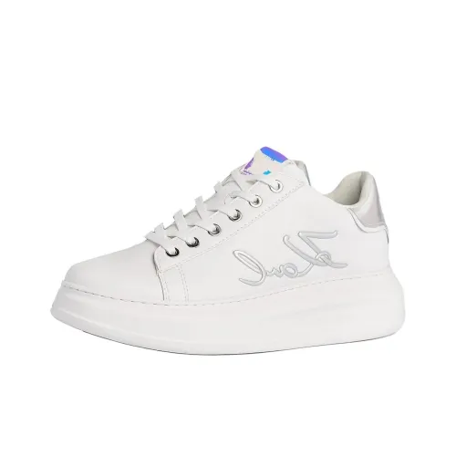 Karl Lagerfeld Kapri BRANDS Низкий топ Повседневная обувь Женская Белая