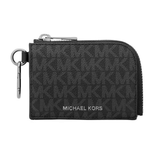 MICHAEL KORS Холст Кошелек Мужской Черный