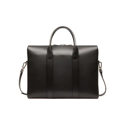 BALLY Корова Кожа Доска Сумка Мужская Черная