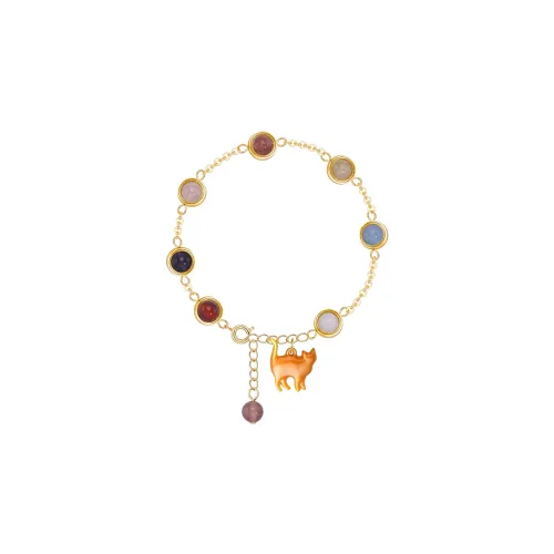 PEACE CAT Искусственный кристалл оболочка браслеты унисекс