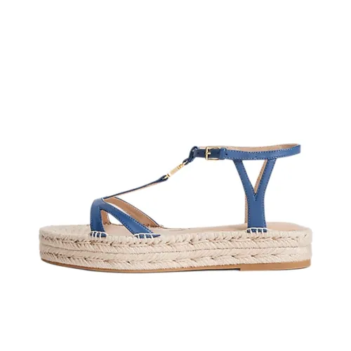 LAUREN RALPH LAUREN Payton One Strap Sandals 3cm Women's Blue LAUREN RALPH LAUREN Payton One Ремень Сандалии 3 см Женские Синие