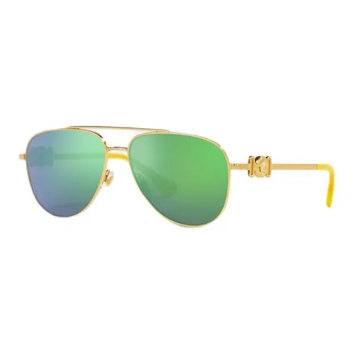 VERSACE Металл Aviator Солнцезащитные очки Детские Золотые
