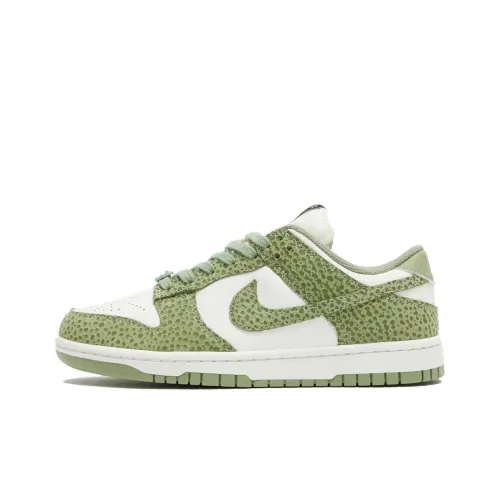 Nike Dunk Скейтборд Кроссовки Низкие Зеленые Женские