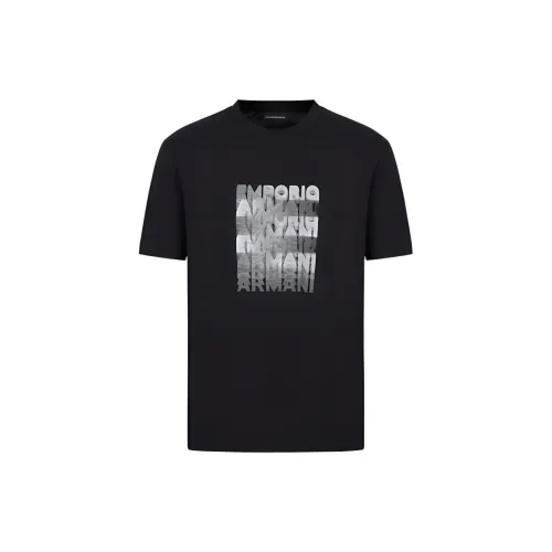 EMPORIO ARMANI Темно-синие мужские футболки T