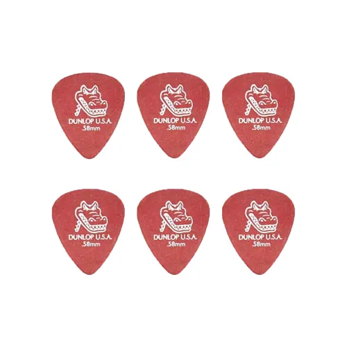 DUNLOP 417 Крокодил Матовый Текстура Потертый Внешний вид Гитарный Пик США Происхождение Медиаторы