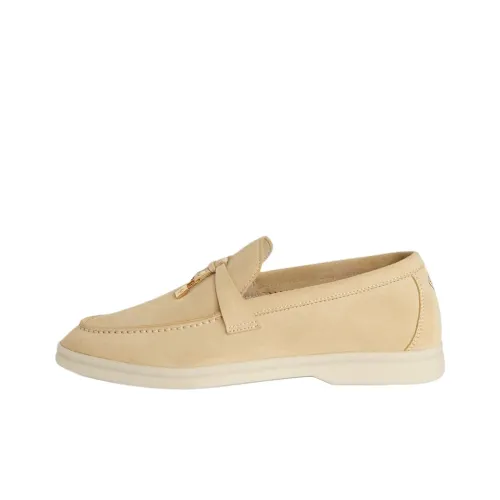 Loro Piana Summer Charms Walk Лоферы Желтые Женские