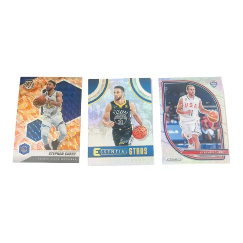 Панини Stephen Curry Рефракция 3 Штуки Комбинация Баскетбольная Карта Карта Access пройдет Спортивные Карты 3 Штуки