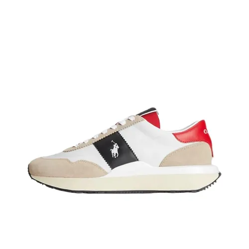 Polo Ralph Lauren Train 89 Low Топ Повседневная обувь Мужская Бежевая