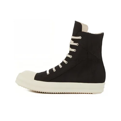 Rick Owens DRKSHDW Высокие Топы Стильные Скейтбординг Женские Черные