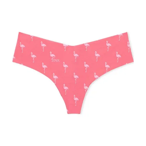 Victoria's Secret Розовый No Show Стринг PANTY CFCFP Женское нижнее белье 1 упаковка Розовый