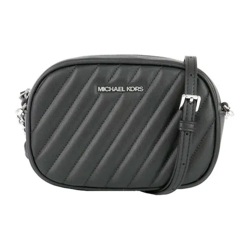 MICHAEL KORS Розовый Кожа Camera Сумка Сумка через плечо Маленькая Женская Черная