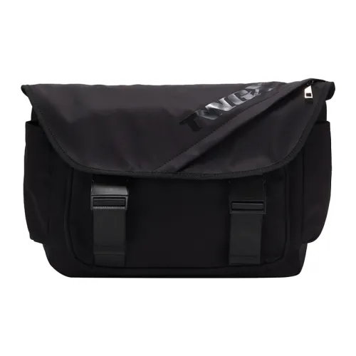 Teenie Weenie Men Сумка через плечо среднего размера унисекс черного цвета