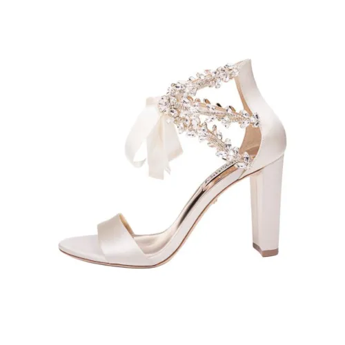 Badgley Mischka Everafter One Ремень Сандалии 9 см Женские Айвори Белый