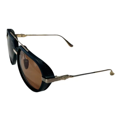 Chrome Hearts Временный дефицит Нерегулярная форма Солнцезащитные очки Унисекс Черный