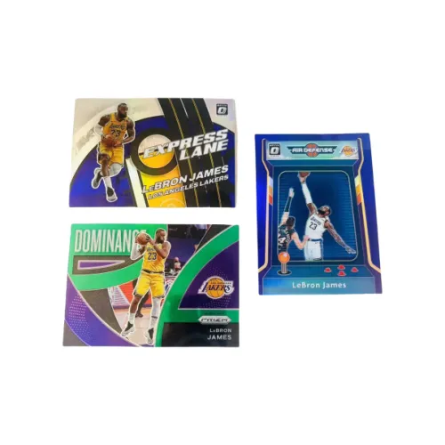 PANINI LeBron James Lakers Refraction Teca 3 Piece Combination Player Card Card Product Access Sports Cards 3 Pack PANINI Леброн Джеймс Лейкерс Рефракция Тека 3 Штуки Комбинация Игрок Карта Карта Товар Access Спортивные Карты 3 Штуки