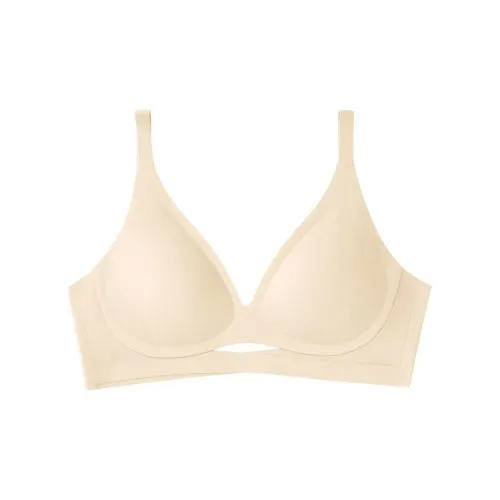 SUJIIN Маленький Верхний обхват груди Сборка Украшение сборкой Бюстгальтер Женские