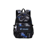 Чёрно-синий камуфляж.