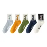 5 пачек [Комбо 3] Светло-синий + Имбирно-желтый + Изумрудно-зеленый + Темно-синий + Белый