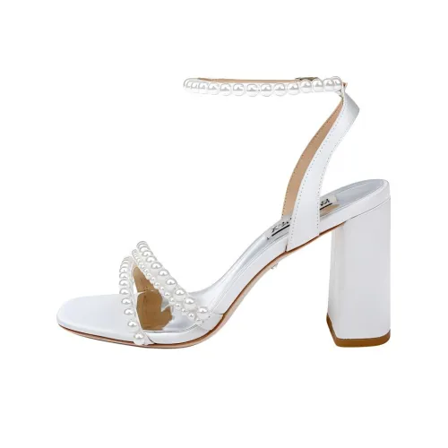 Badgley Mischka Feisty Pearl One Strap Sandals 8,5cm Женские Белые