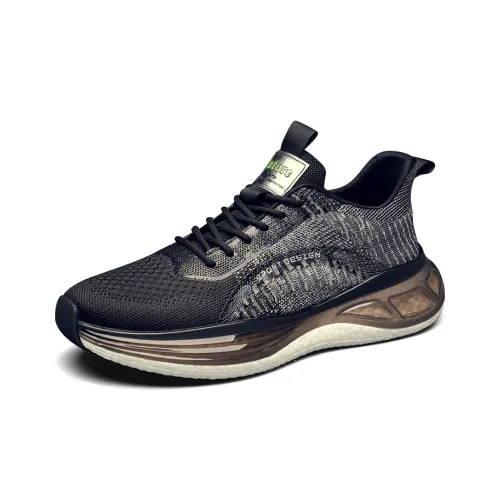 Bansley Slip-resistant Abrasion-resistant Breathable Men's Running Shoes