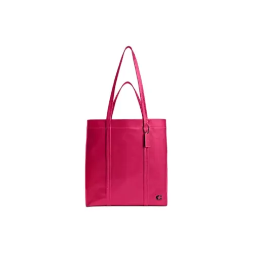 COACH Кожа Тоут Сумка Сумка для покупок Сумка на плечо Сумка Большая Женская Питайя