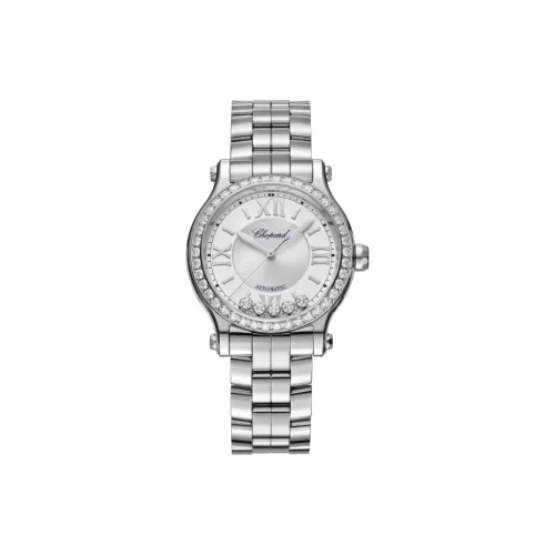 Chopard Автоматический Механический Movement Женские Часы из коллекции Happy Sport, 33 мм, серебряные