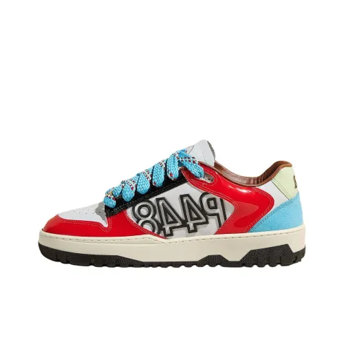 BOMBETTE x P448 Mason Low Топ Скейтборд Кроссовки Женские Красные