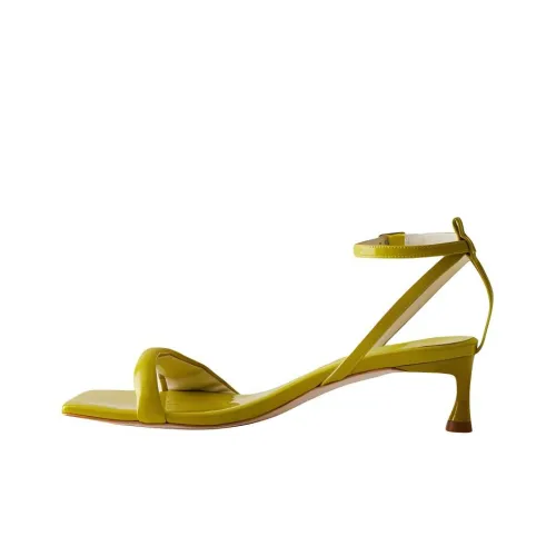 TIBI Cameron One Ремешок Сандалии Женские Желтые
