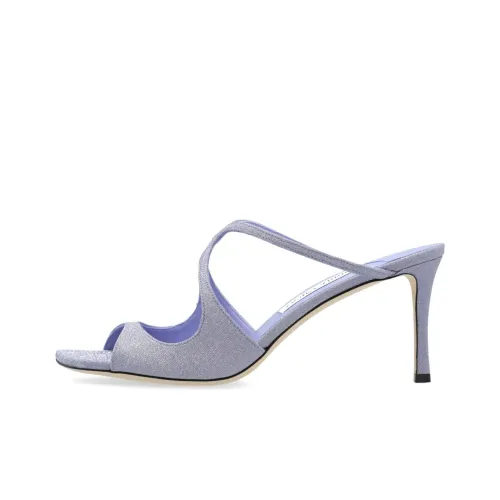 Jimmy Choo Слипоны 7,5 см Женские Светло-фиолетовые