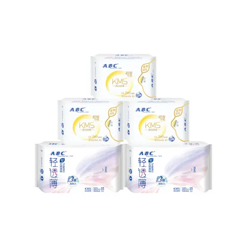 ABC Day Night Комбинация Бумажные полотенца Санитарные прокладки Дружественные к коже 5 Сумка