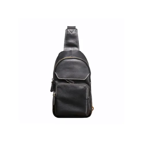 DOSRFINI Сумка через плечо из натуральной коровьей кожи мужская