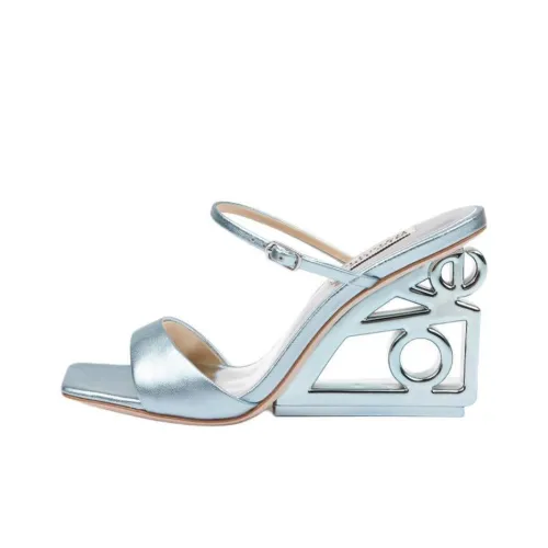 Badgley Mischka Слипоны 9,5 см Женские Мятно-зеленый