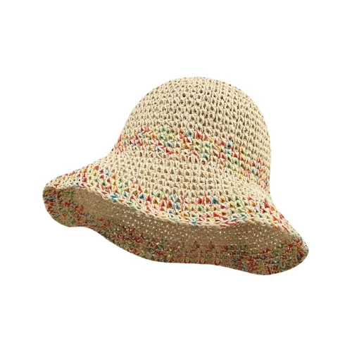 SLEEPYWALK Соломенная плетеная ведрообразная шляпа Женская