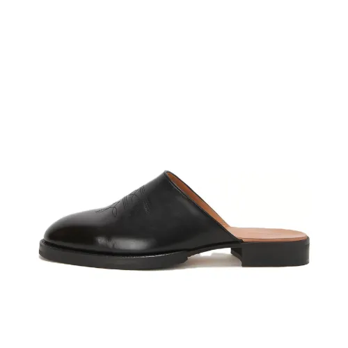 Hender Scheme Cheak Домашние тапочки Мужские Черные